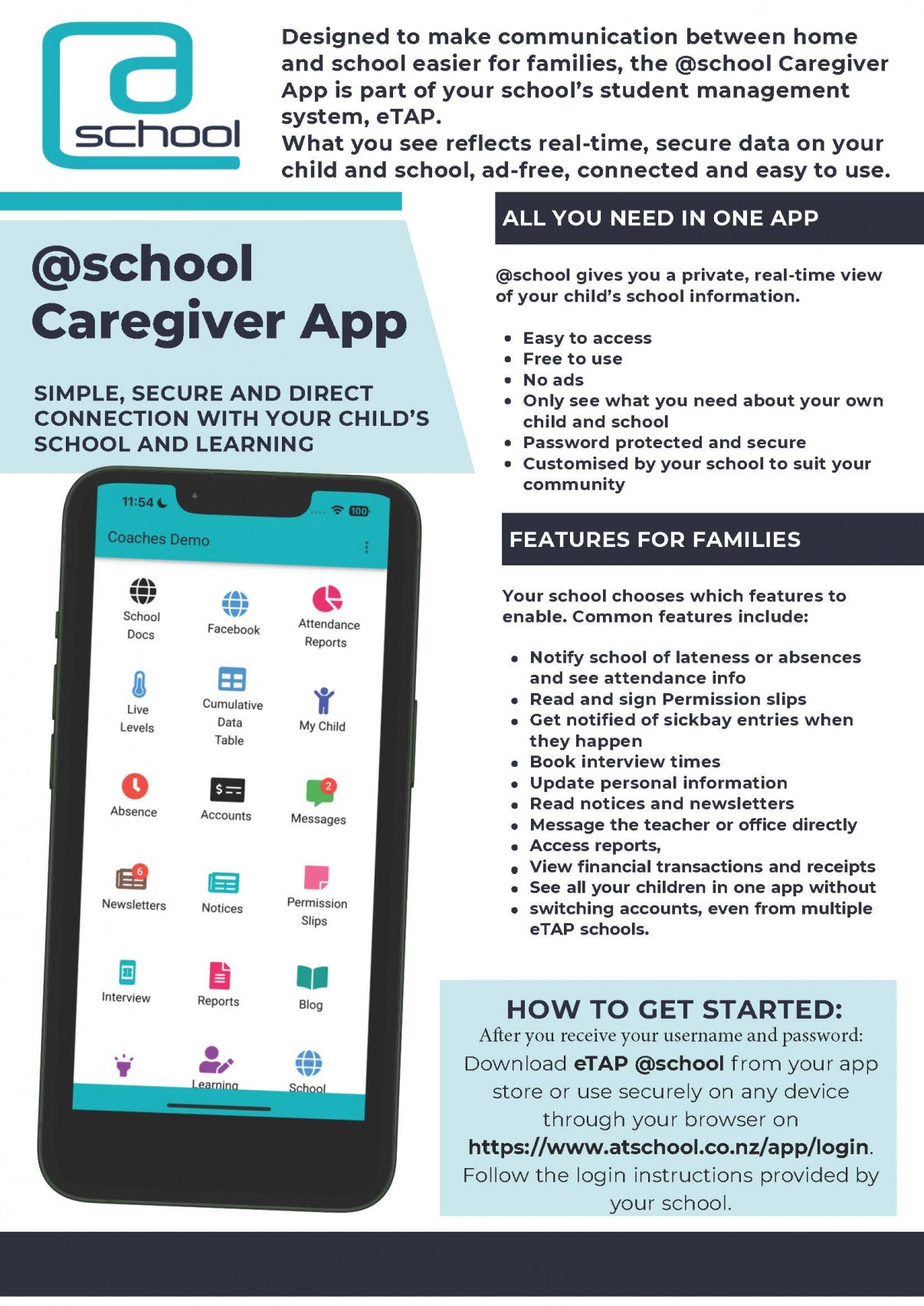 Caregiver App Flyer
