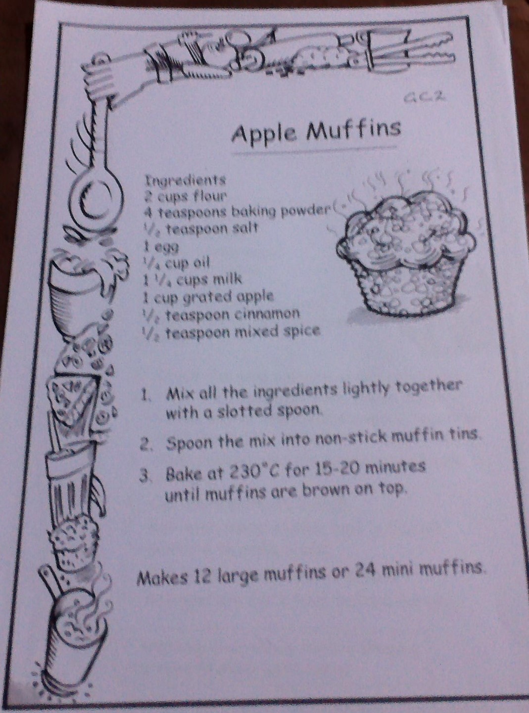 Apple muffins