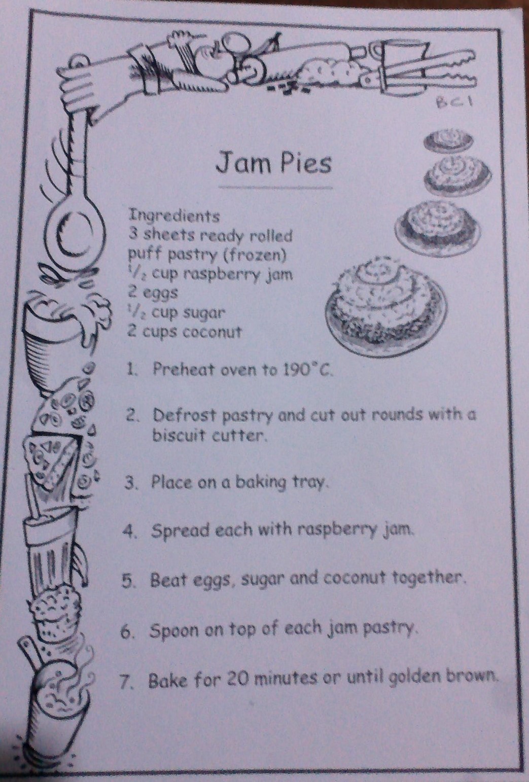 Jam pies